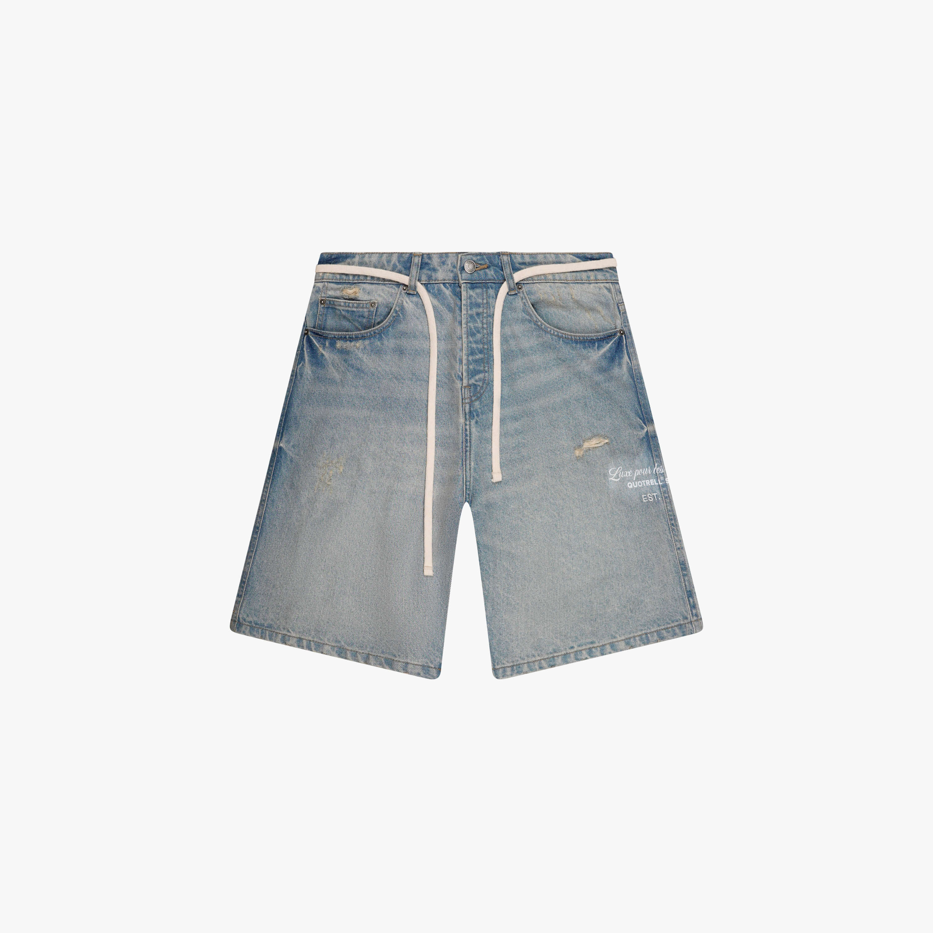 RAY DENIM SHORTS | LIGHT BLUE