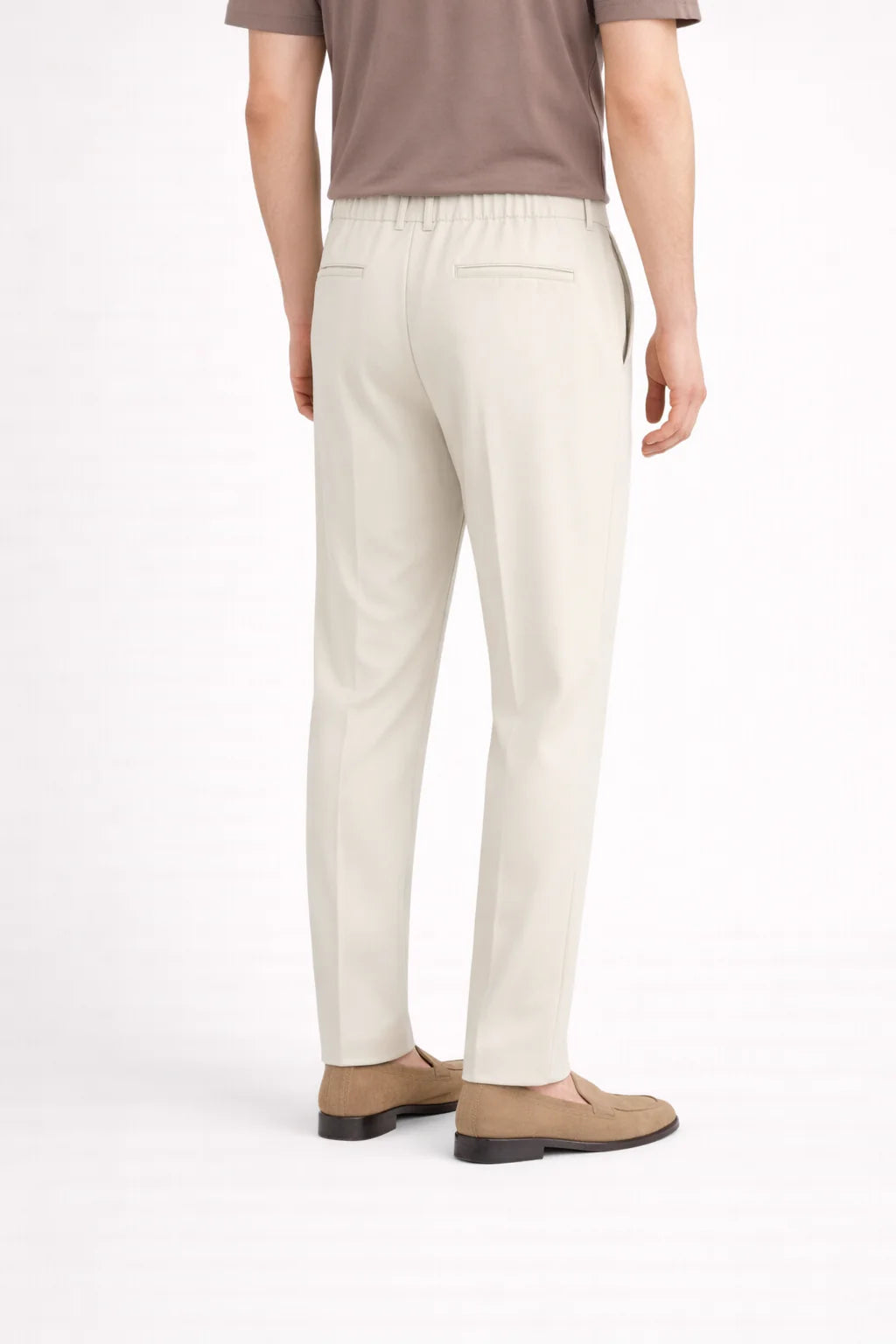 ESSENTIALS SMARTS BROEK CRÈME