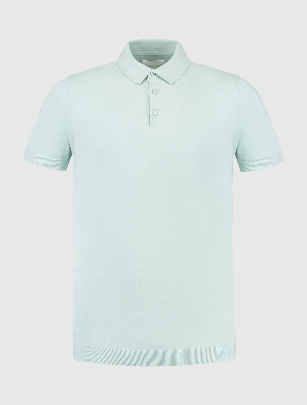 PURE PATH ESSENTIAL KNITWEAR POLO MINT