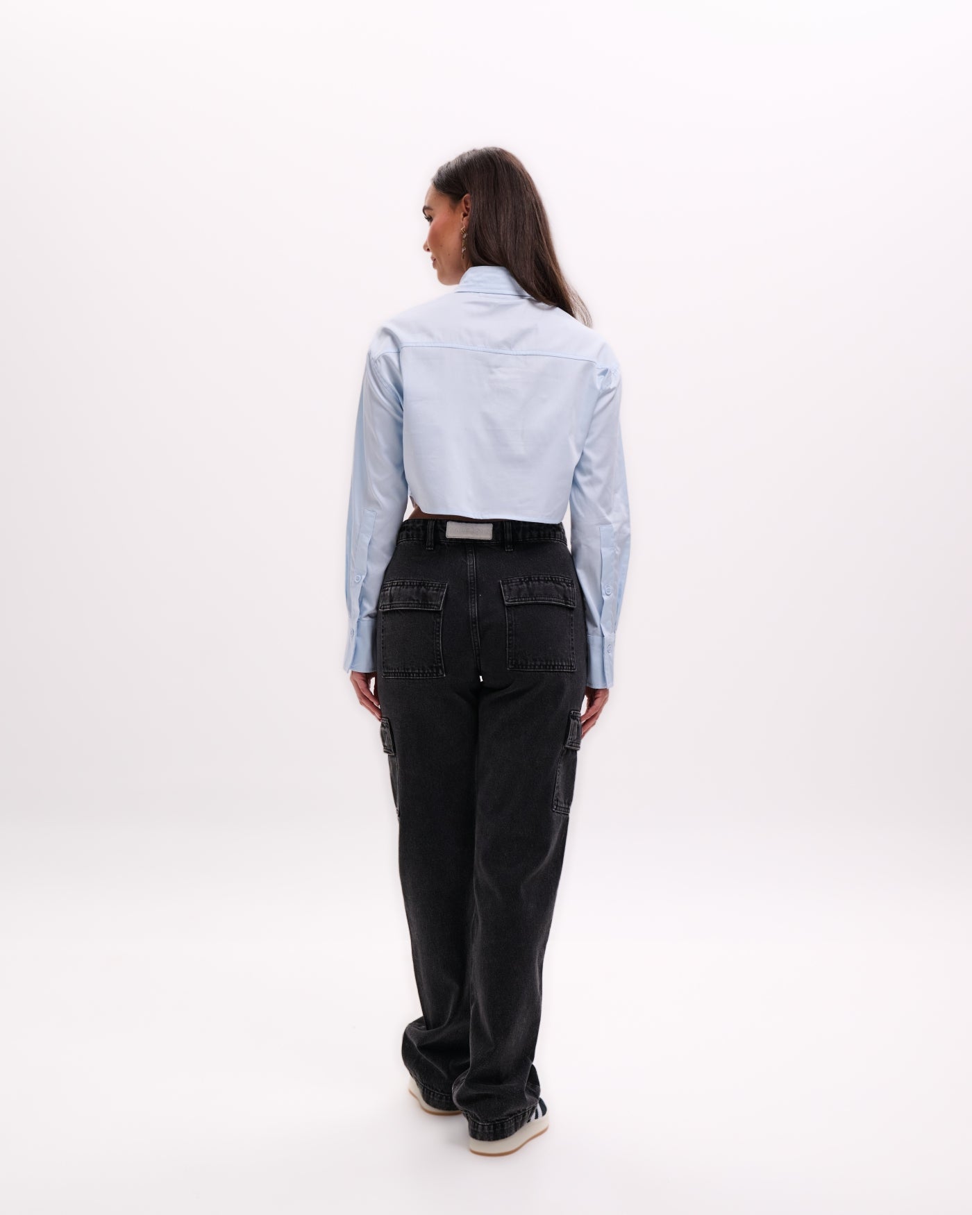 Malelions Women Straight Leg Cargo Pants | Black