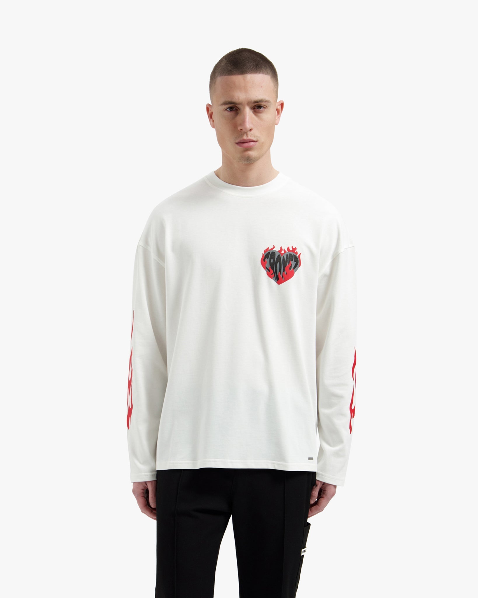 Croyez Heart On Fire Longsleeve | OFF WHITE