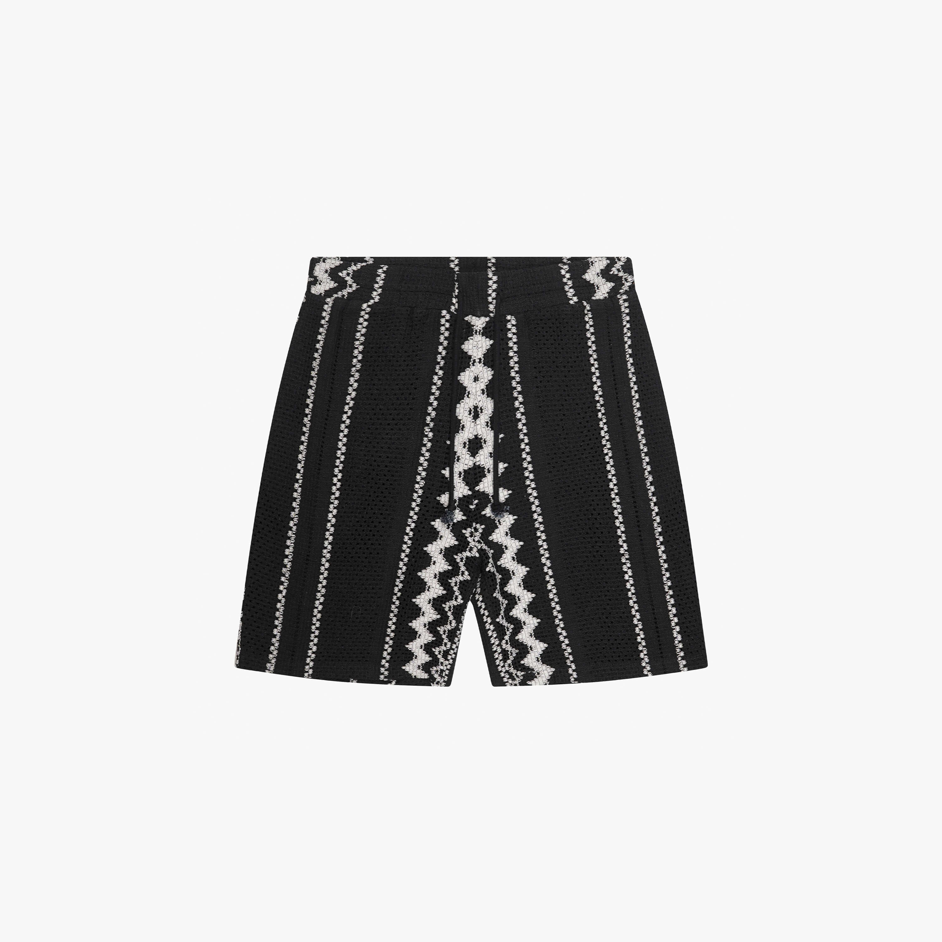 GRANADA SHORTS | BLACK/OFF WHITE