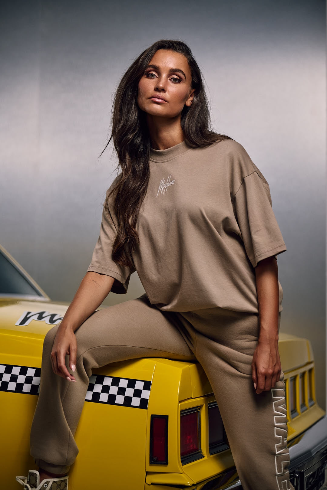 Malelions Women Kylie T-Shirt | Taupe
