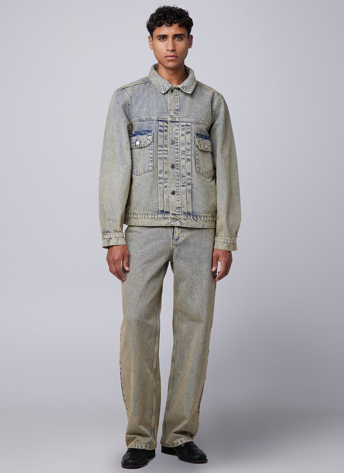 BULLET DENIM JEANS - SAND