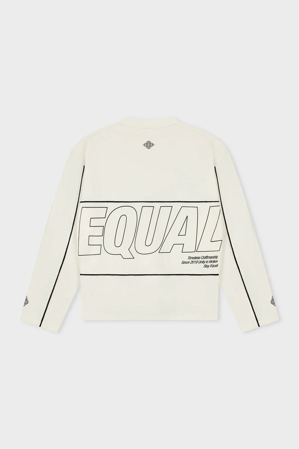 STAY EQUAL LONGSLEEVE TEE ZWART