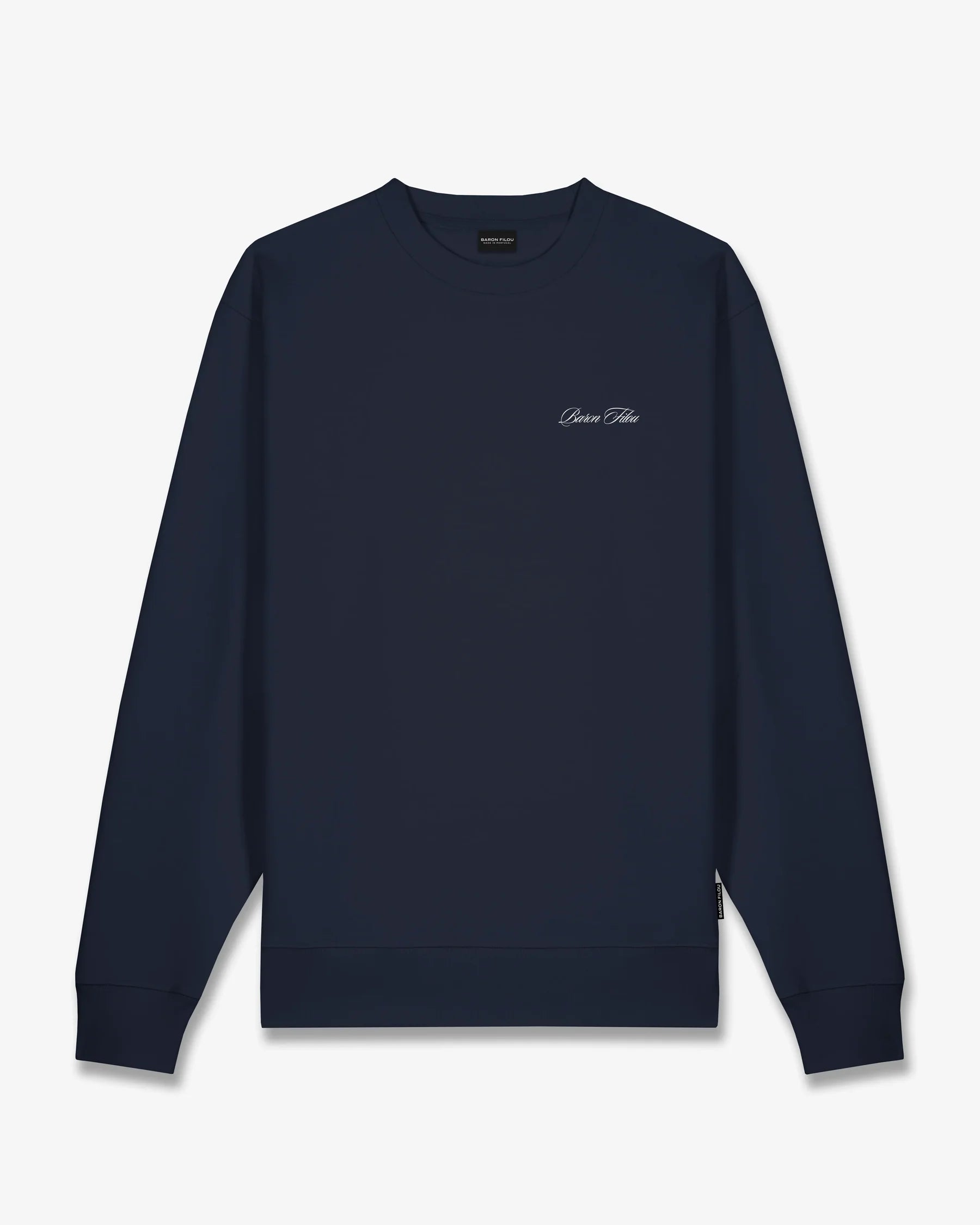 Backprint Pullover Filou 187 Chalet Owners Club BARON Oxford Blue