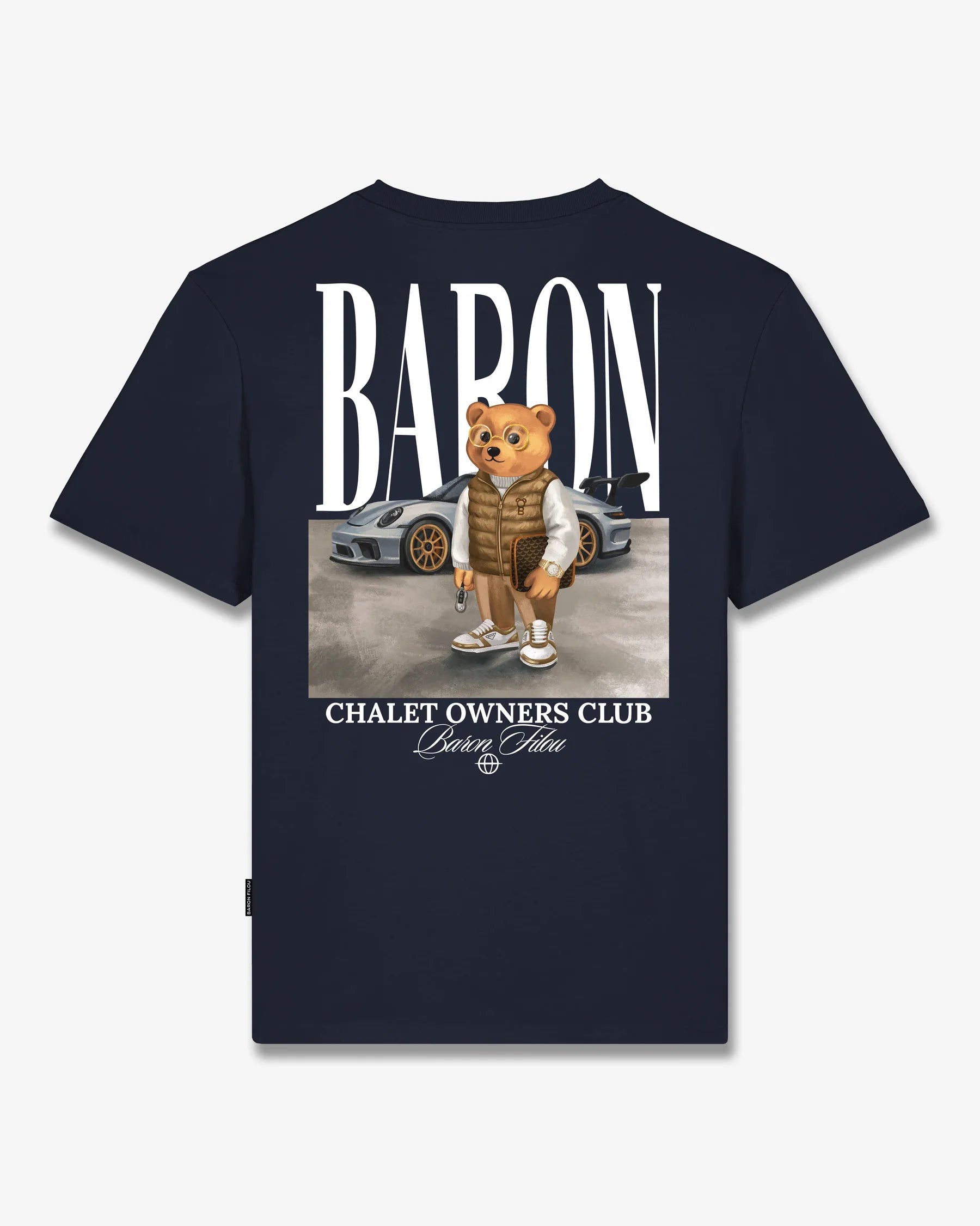 Backprint T-Shirt Filou 187 Chalet Owners Club BARON
