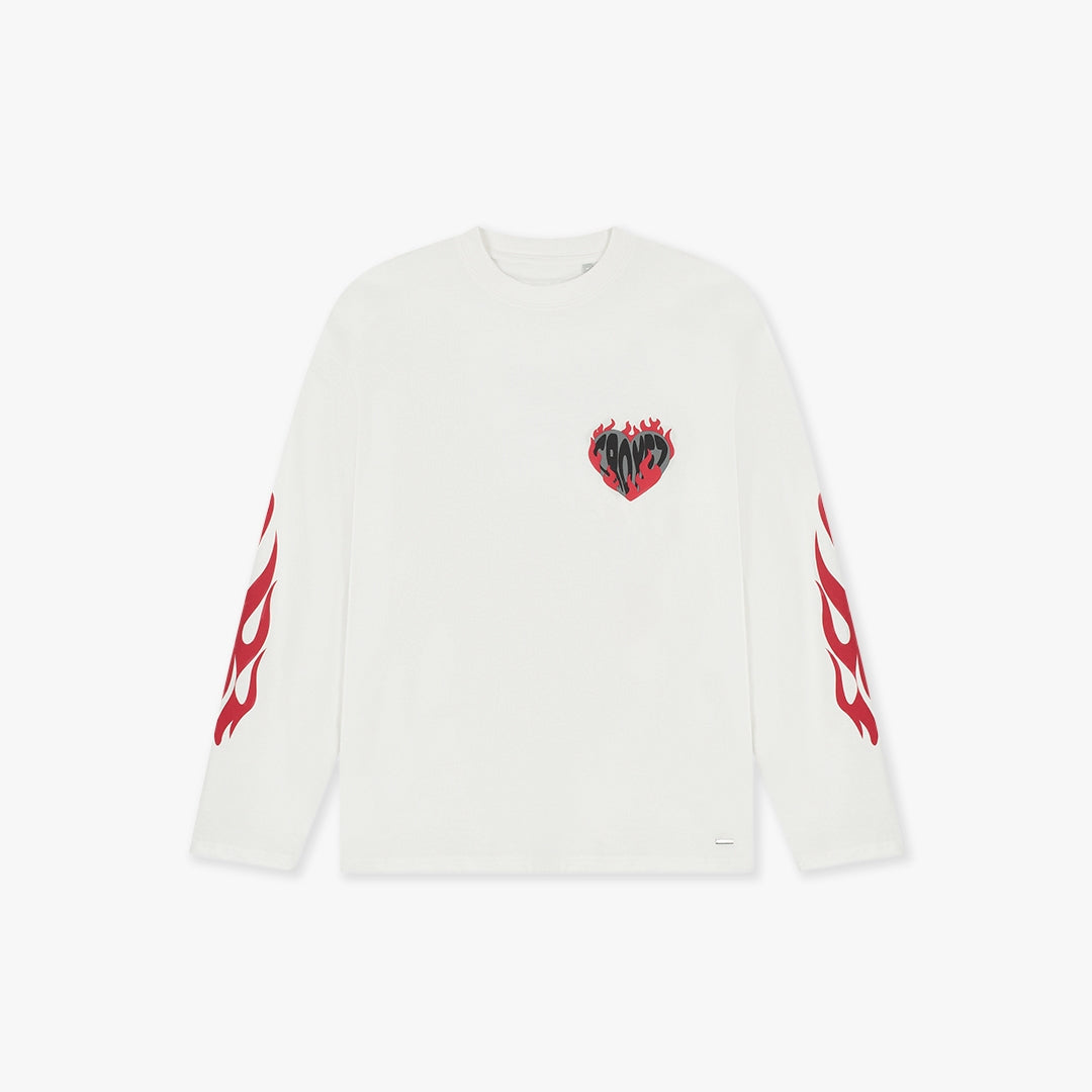 Croyez Heart On Fire Longsleeve | OFF WHITE