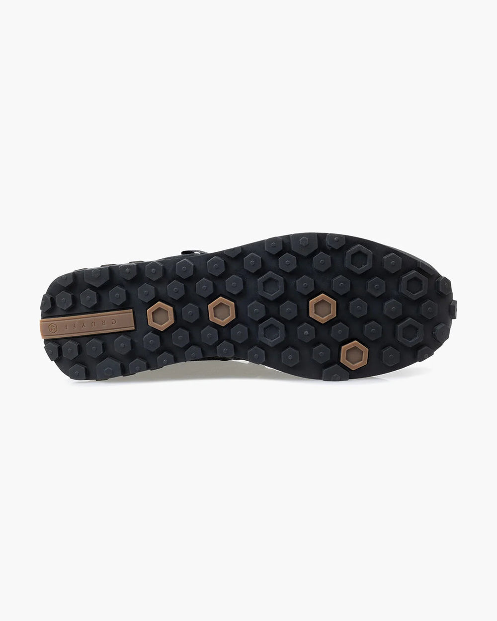 Cruyff - Fearia Hex - Tech Black/Gold - Herensneakers met EVA tussenzool