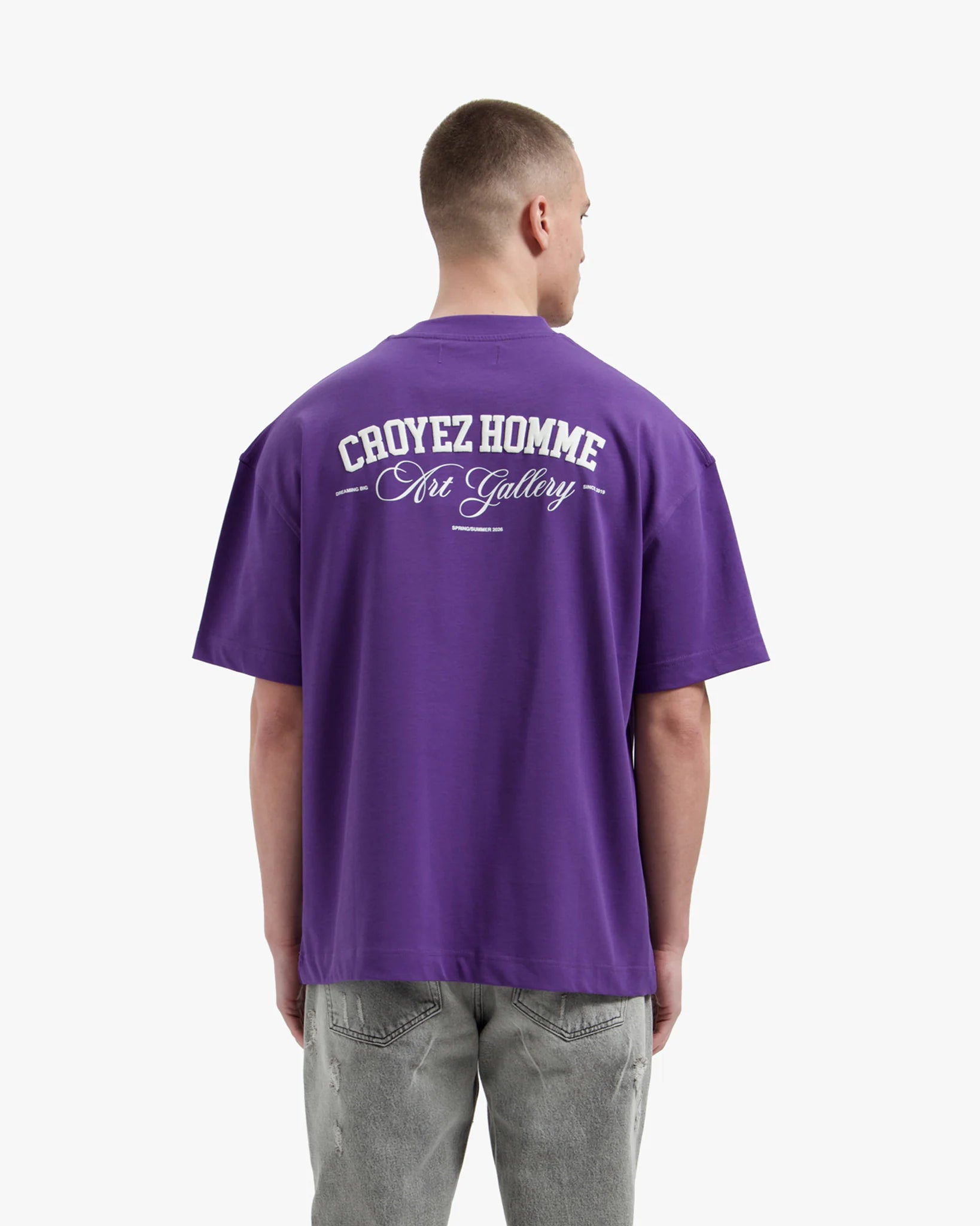 Croyez Art Gallery T-Shirt | Dark Purple