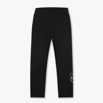 Croyez Script 2.0 Knit Sweatpants Black – achterzijde