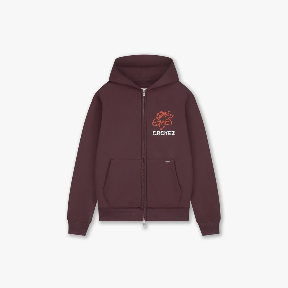 Croyez - Gardener Zip Hoodie - Raisin Red
