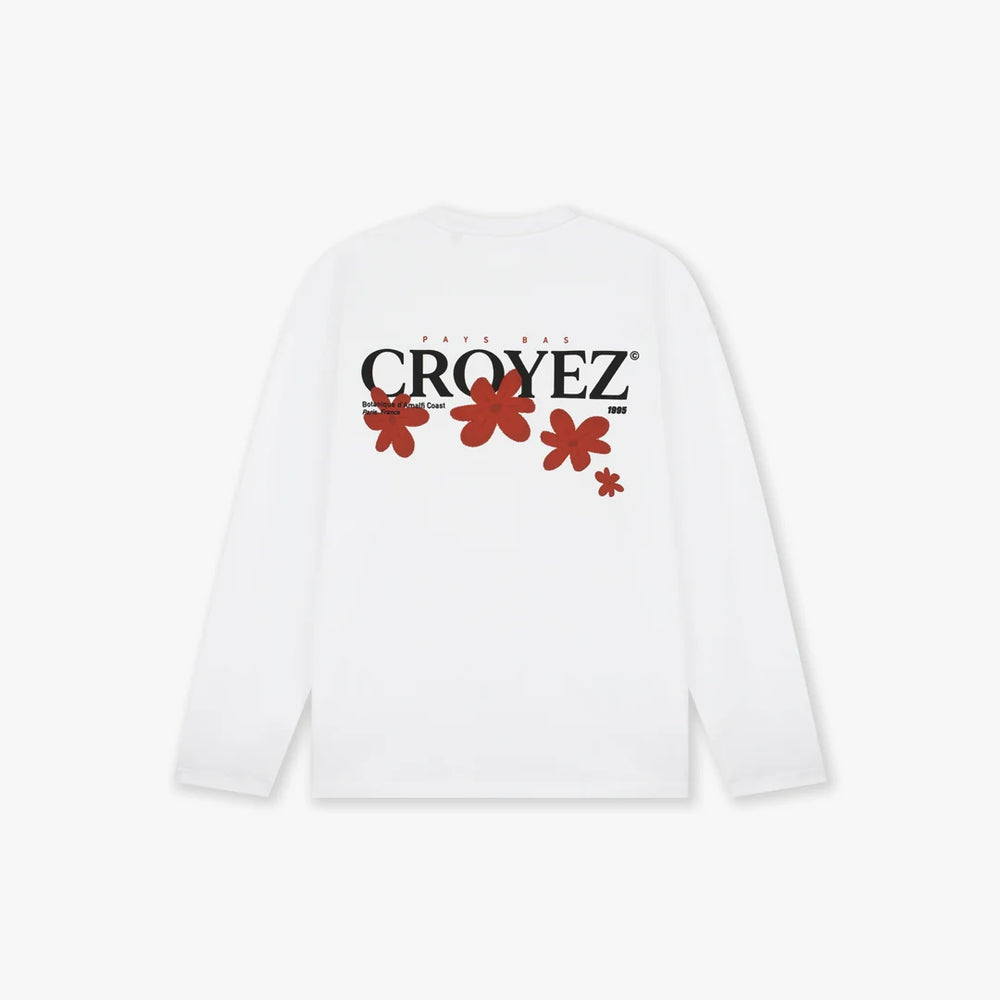 Croyez - Botanique Longsleeve T-Shirt - White