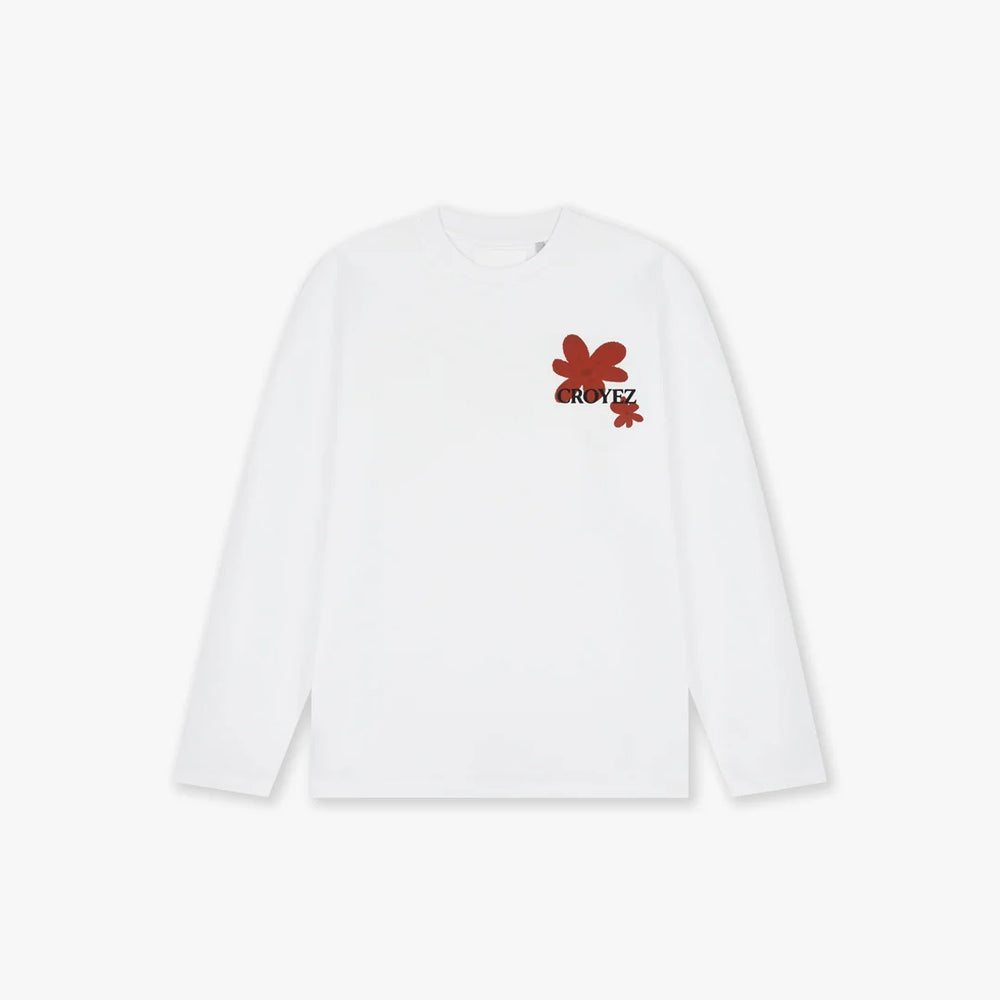 Croyez - Botanique Longsleeve T-Shirt - White