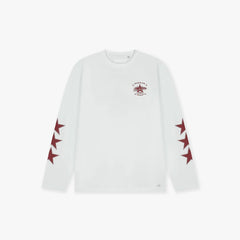 Croyez - rockstar Longsleeve - White cherry - Oversized herenshirt