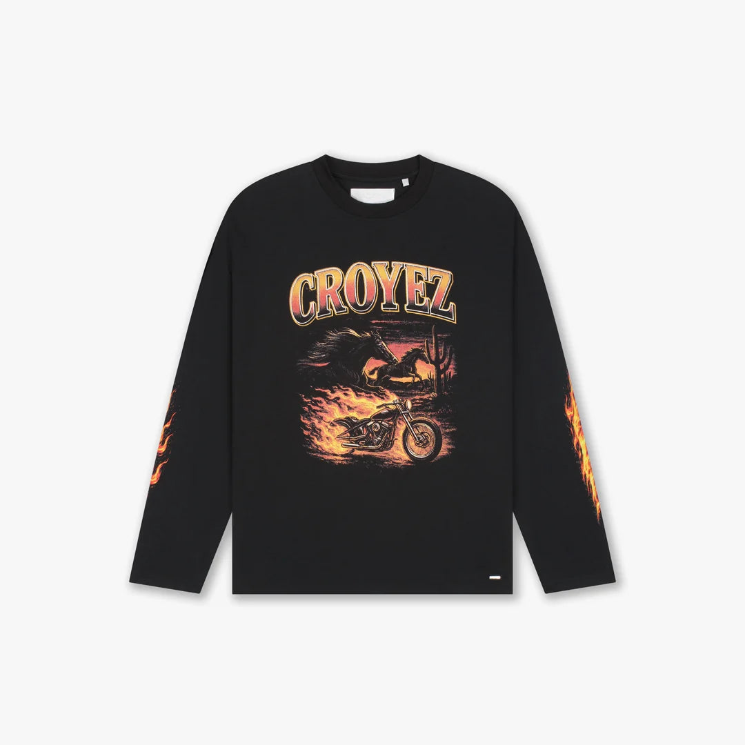 Croyez firestorm Longsleeve black