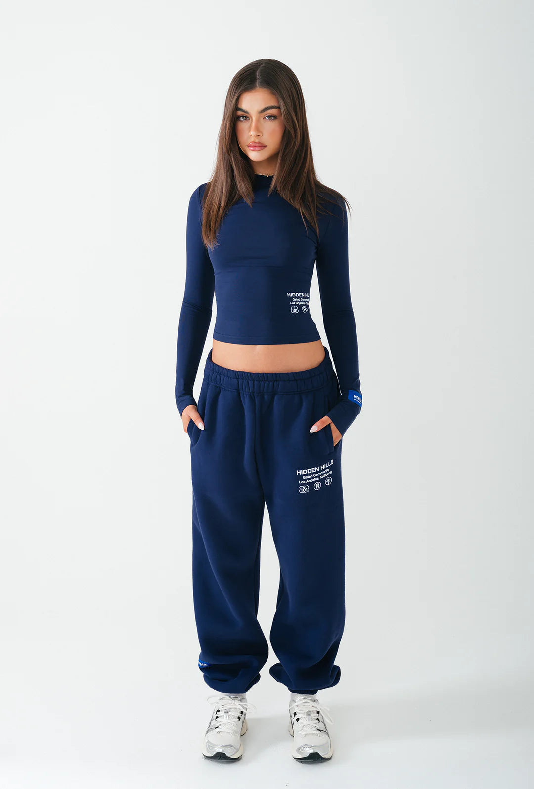 LABEL LONGSLEEVE TOP NAVY - 29 Nov