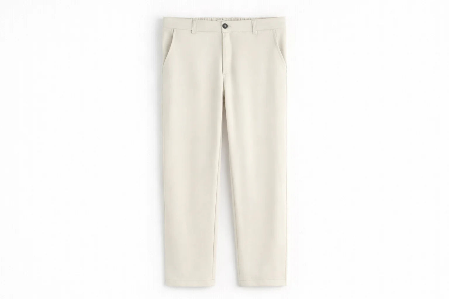 ESSENTIALS SMARTS BROEK CRÈME