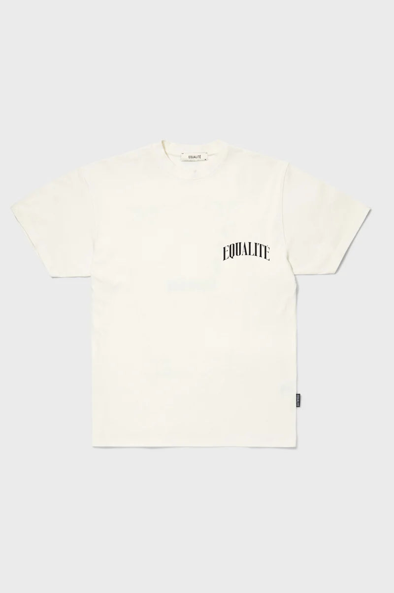 OLIVER OVERSIZED TEE OFF-WHITE & BLACK