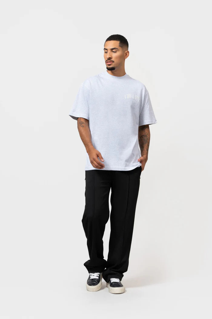 OLIVER OVERSIZED TEE MELANGE GREY
