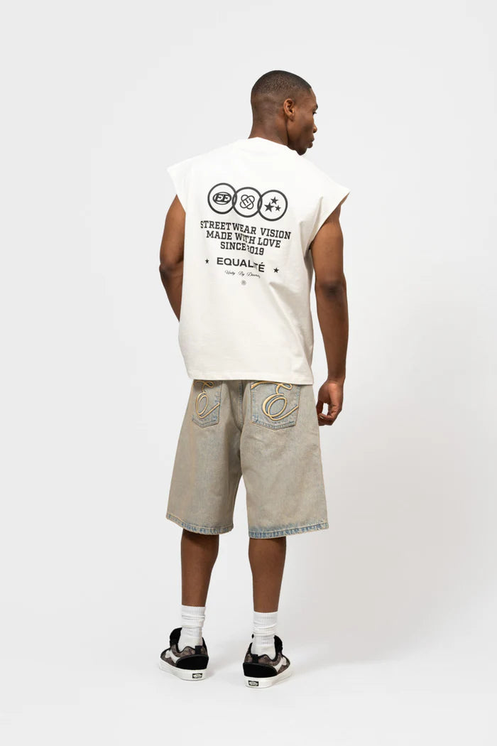 STAY EQUAL LONGSLEEVE TEE ZWART