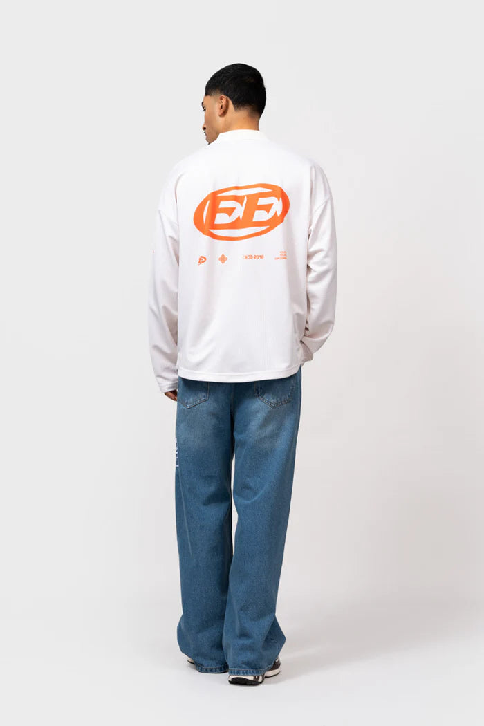 ARENA LONGSLEEVE JERSEY OFF-WHITE/ORANGE