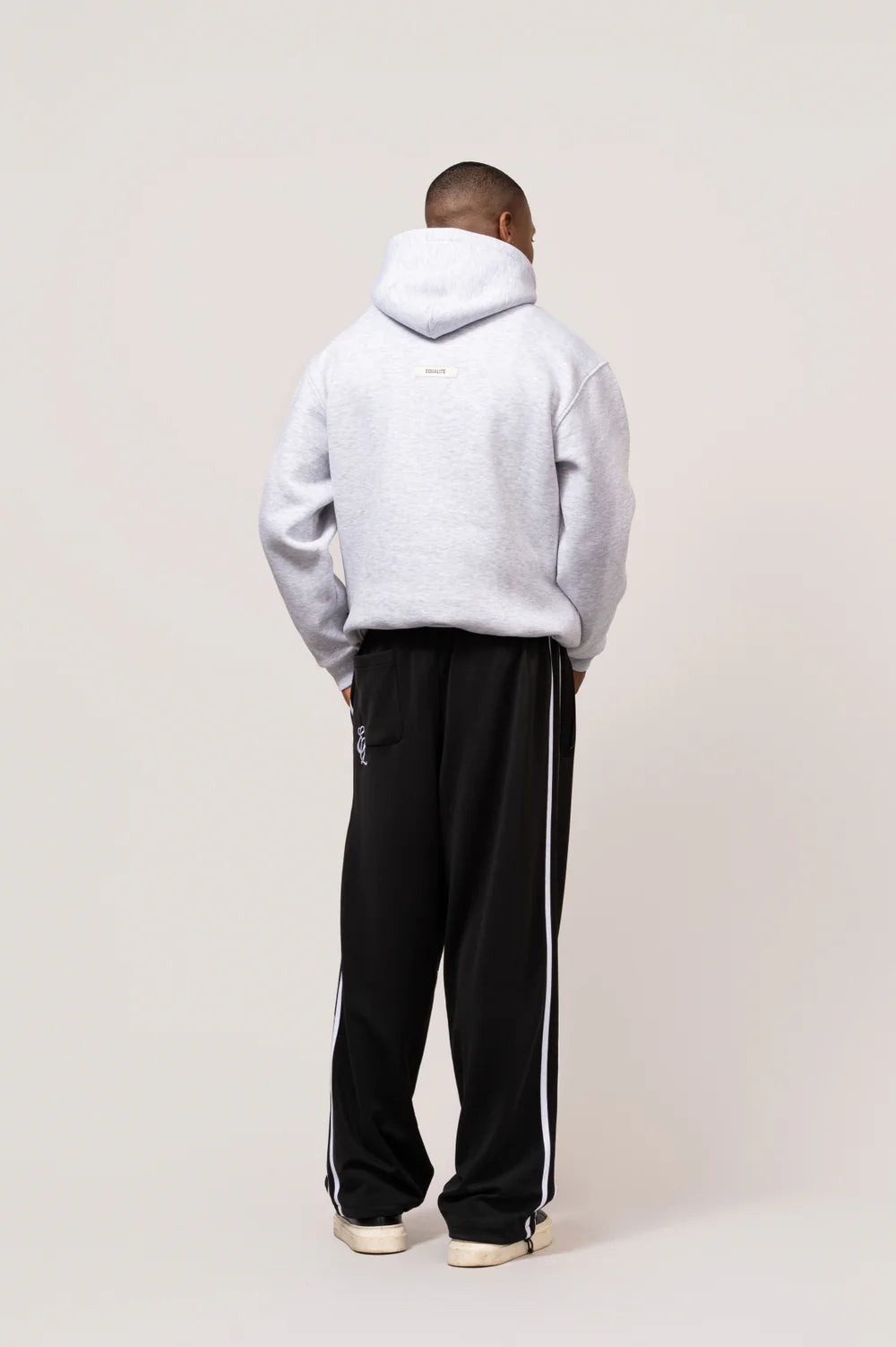 EQ OVERSIZED HOODIE MELANGE GREY