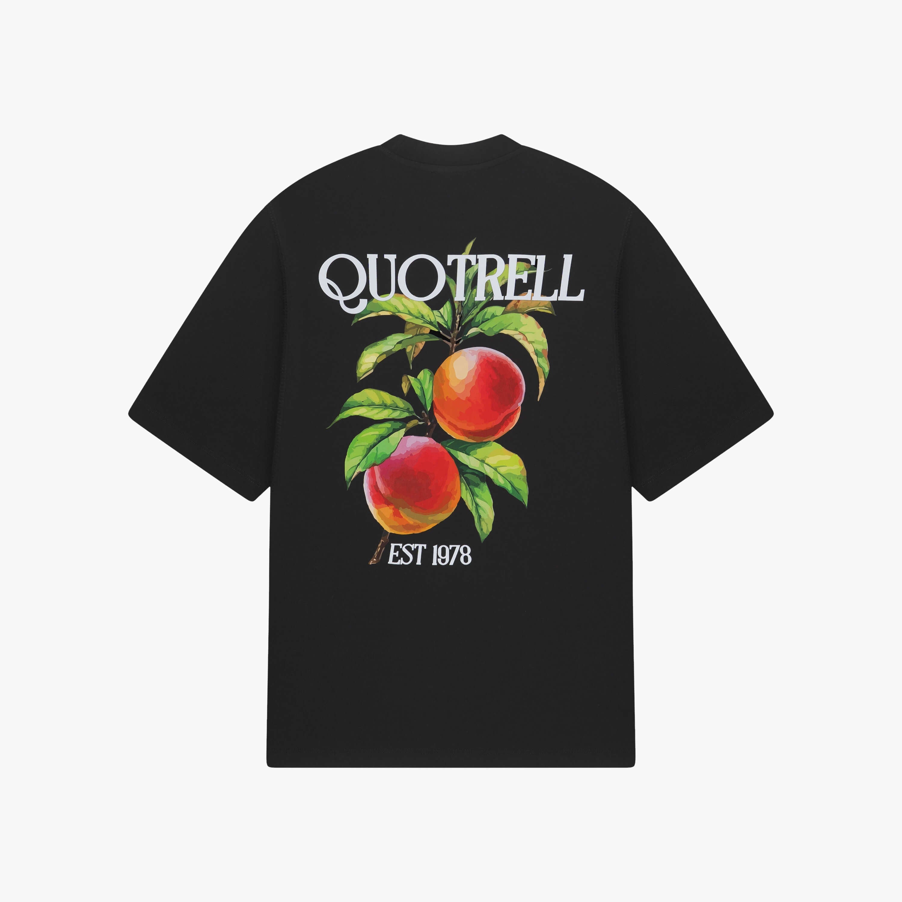 PEACHES TEE | BLACK/WHITE
