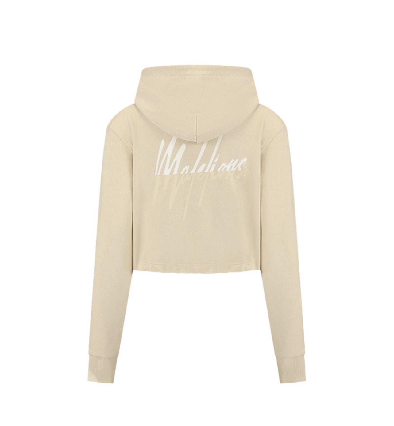 MALELIONS DAMEN KIKI CROP HOODIE – TON/BEIGE