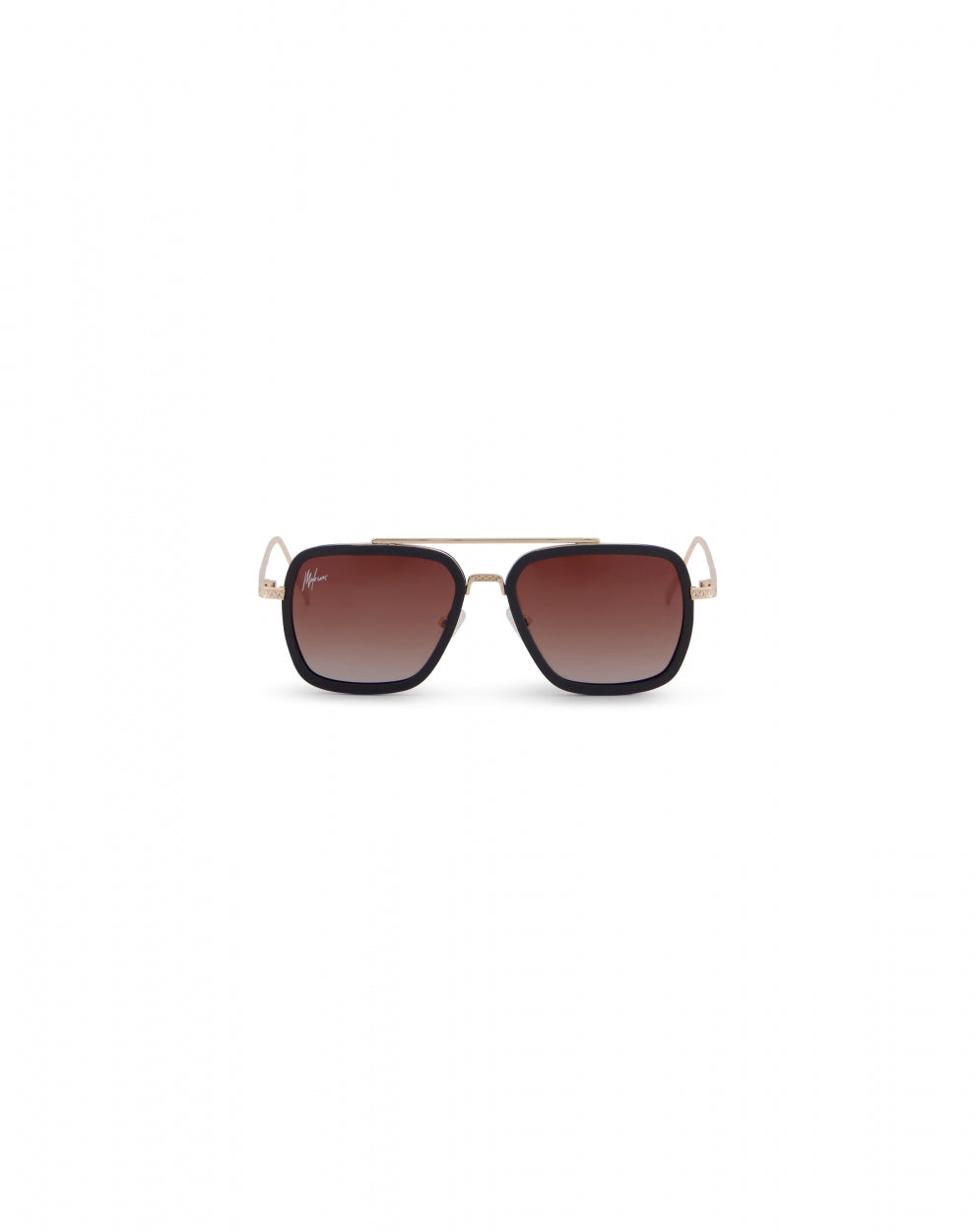 Malelions Men Abstract Sunglasses | Gold