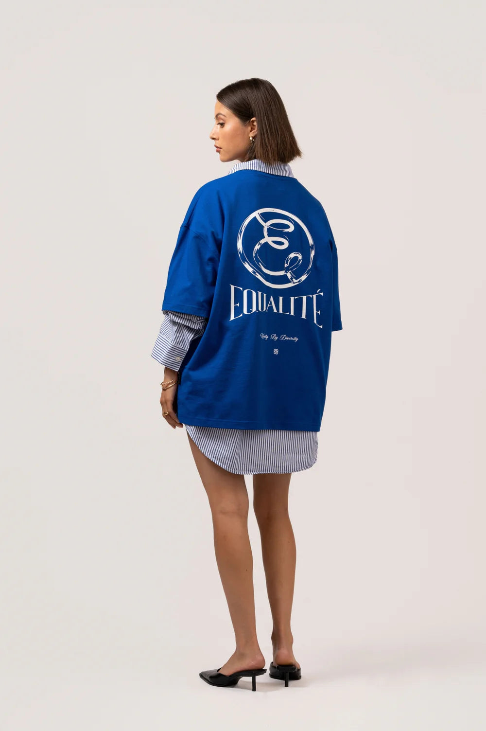 CHLOÉ BOXY TEE BLUE