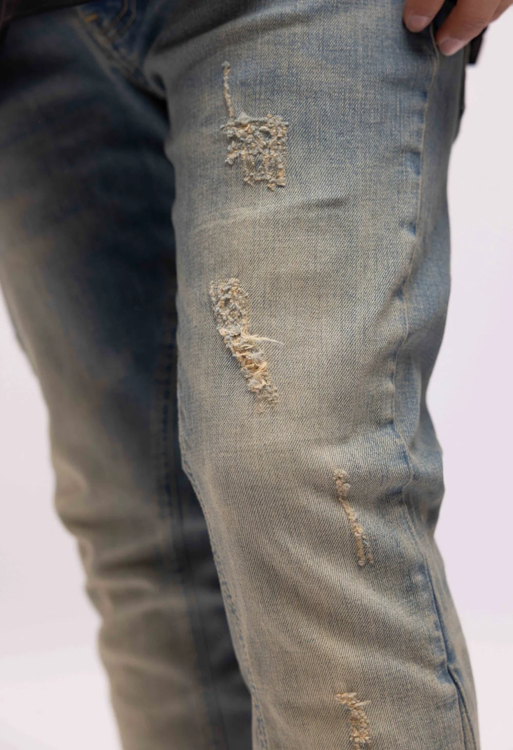 Richesse - FLASH FLARED JEANS - Heren spijkerbroek met uitlopende pijpen