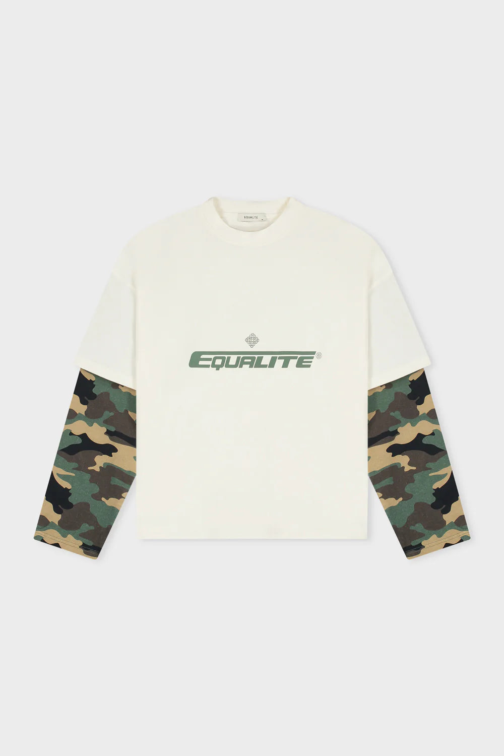 STAY EQUAL LONGSLEEVE TEE ZWART