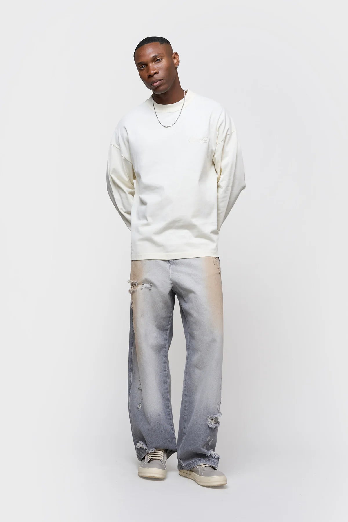 SIGNATURE OVERSIZED LONGSLEEVE TEE– NOOS OFF-WHITE