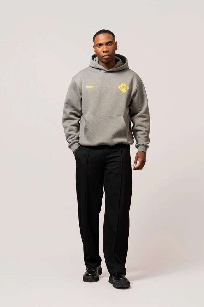 EQLT OVERSIZED HOODIE OLIVE GREY