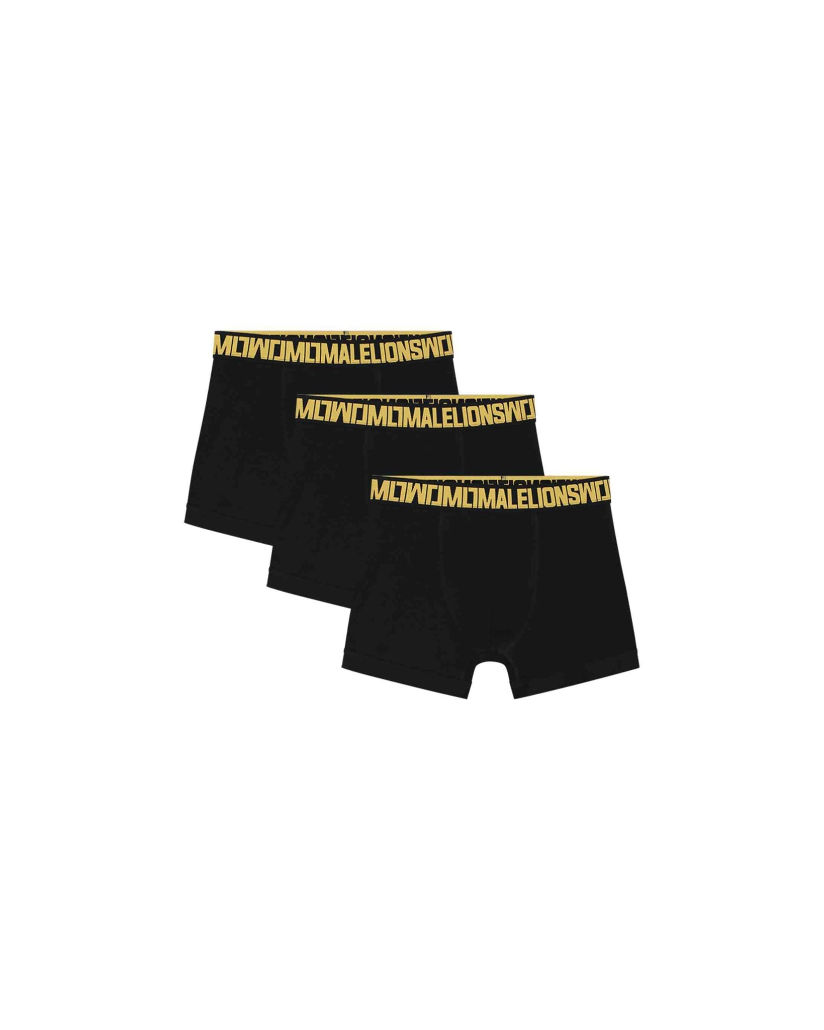 Malelions Venetian Boxer 3-Pack | Black/Gold