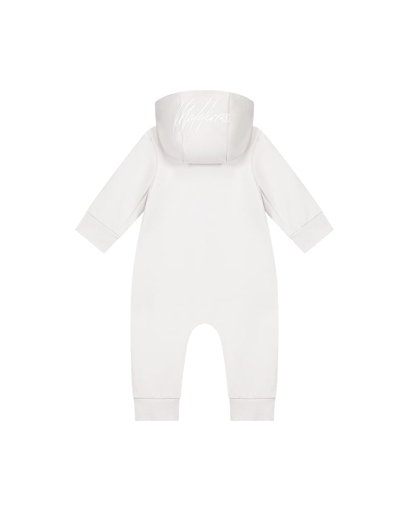 Malelions Baby Signature Tracksuit | Light Grey