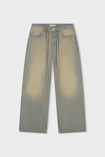 Equalité Monte Baggy Jeans Old Blue – voorzijde