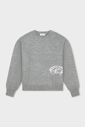 Equalite - FLUFFY KNIT SWEATER - GREY