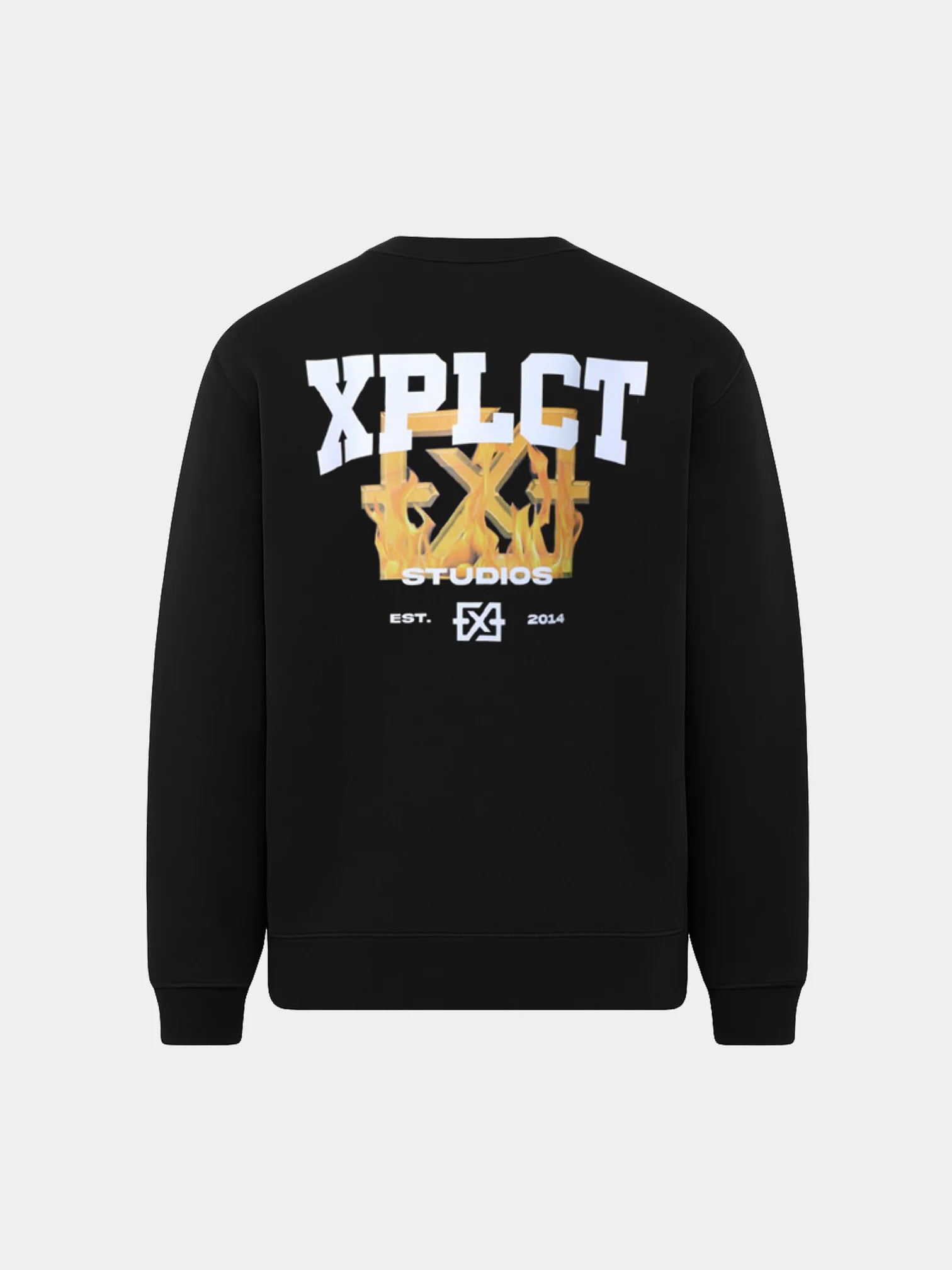 Flame Crewneck | Black