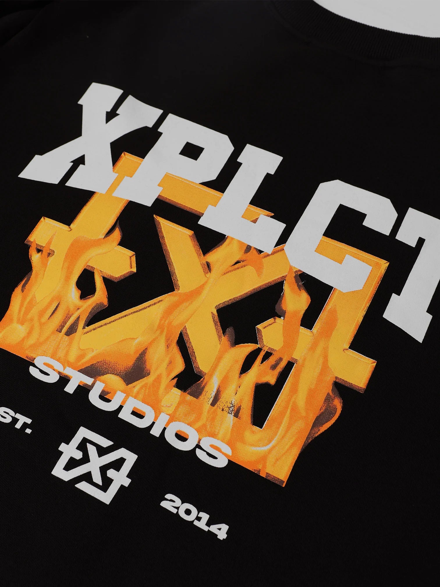 Flame Crewneck | Black