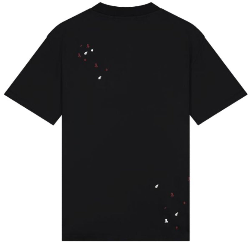Malelions Oversized Painter T-shirt Zwart