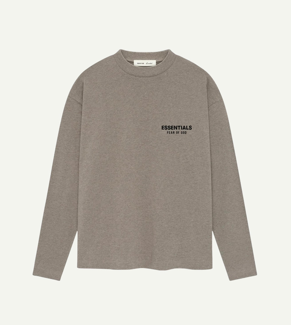 Fear Of God - Essentials Longsleeve Heren - Homestead Heather