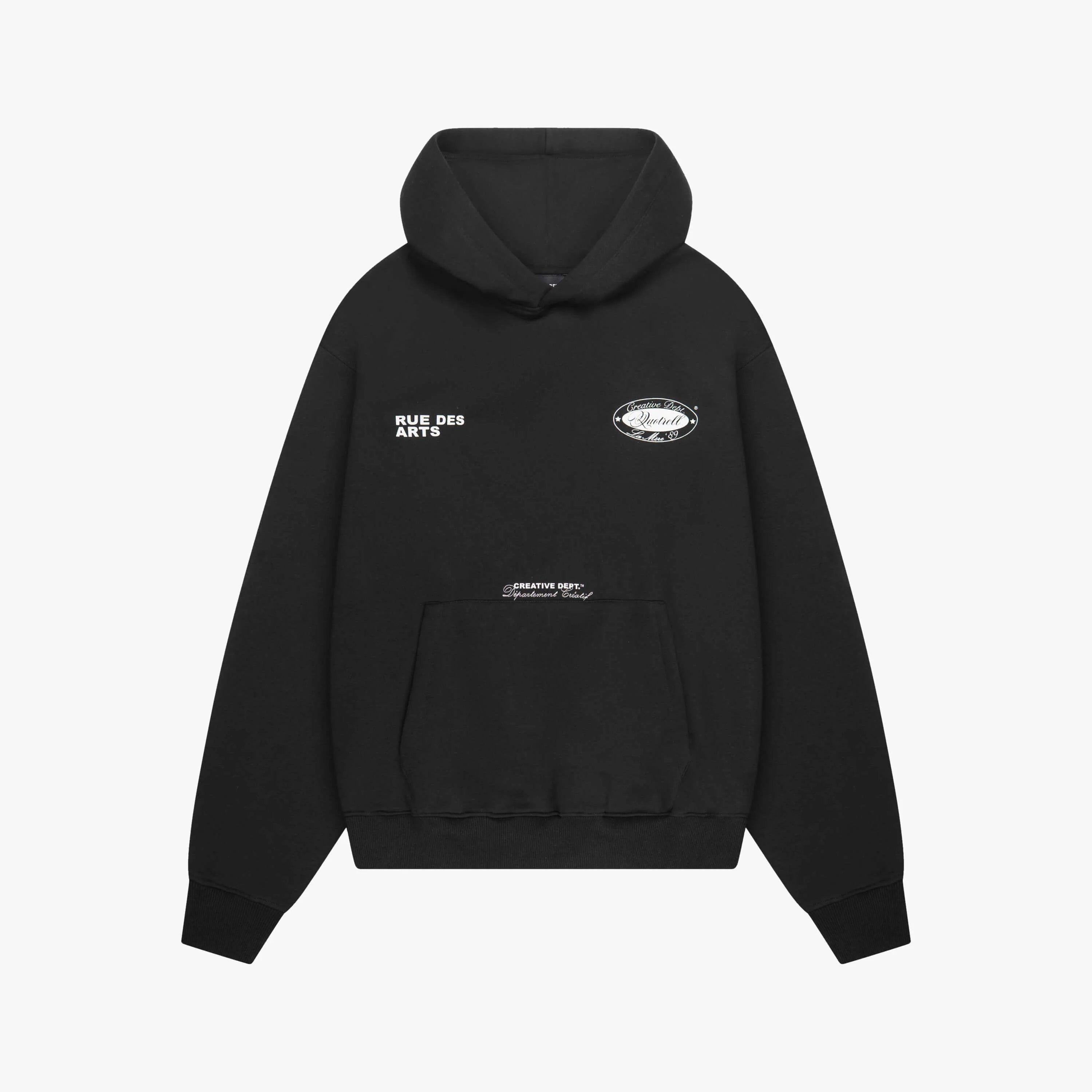 LA MERE HOODIE | BLACK/WHITE