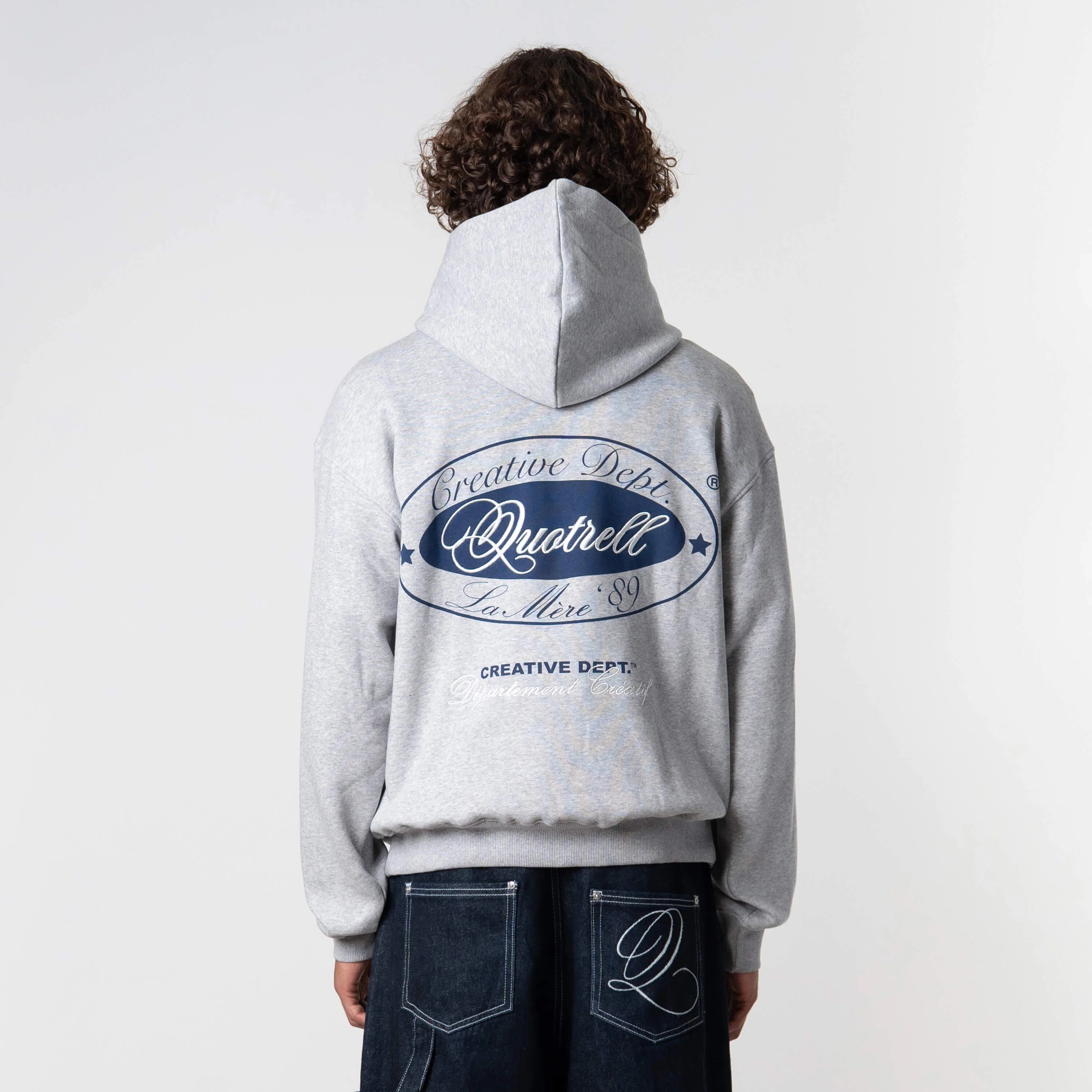 LA MERE HOODIE | GREYMELEE/BLUE