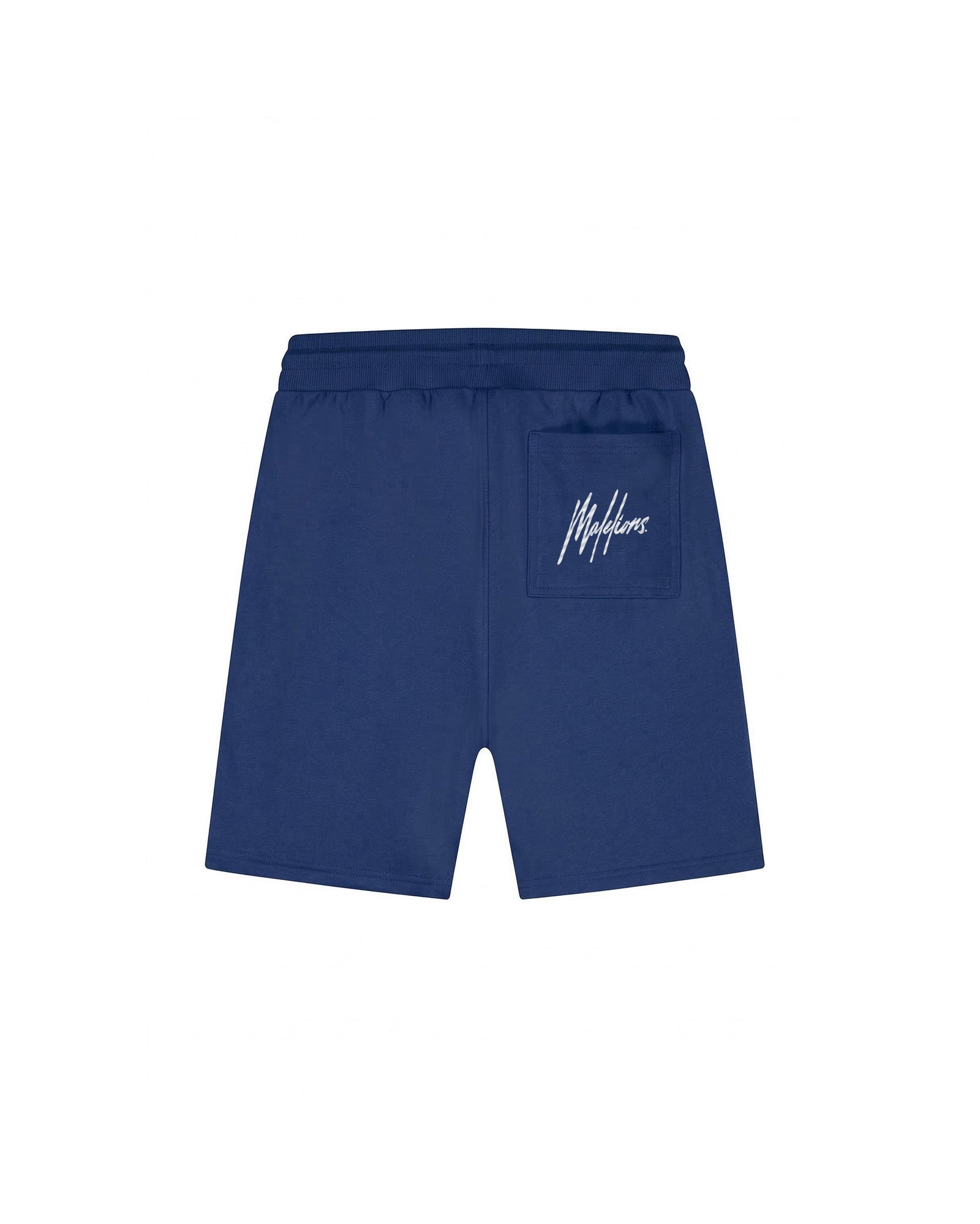 Malelions Men Striped Signature Shorts | Cobalt