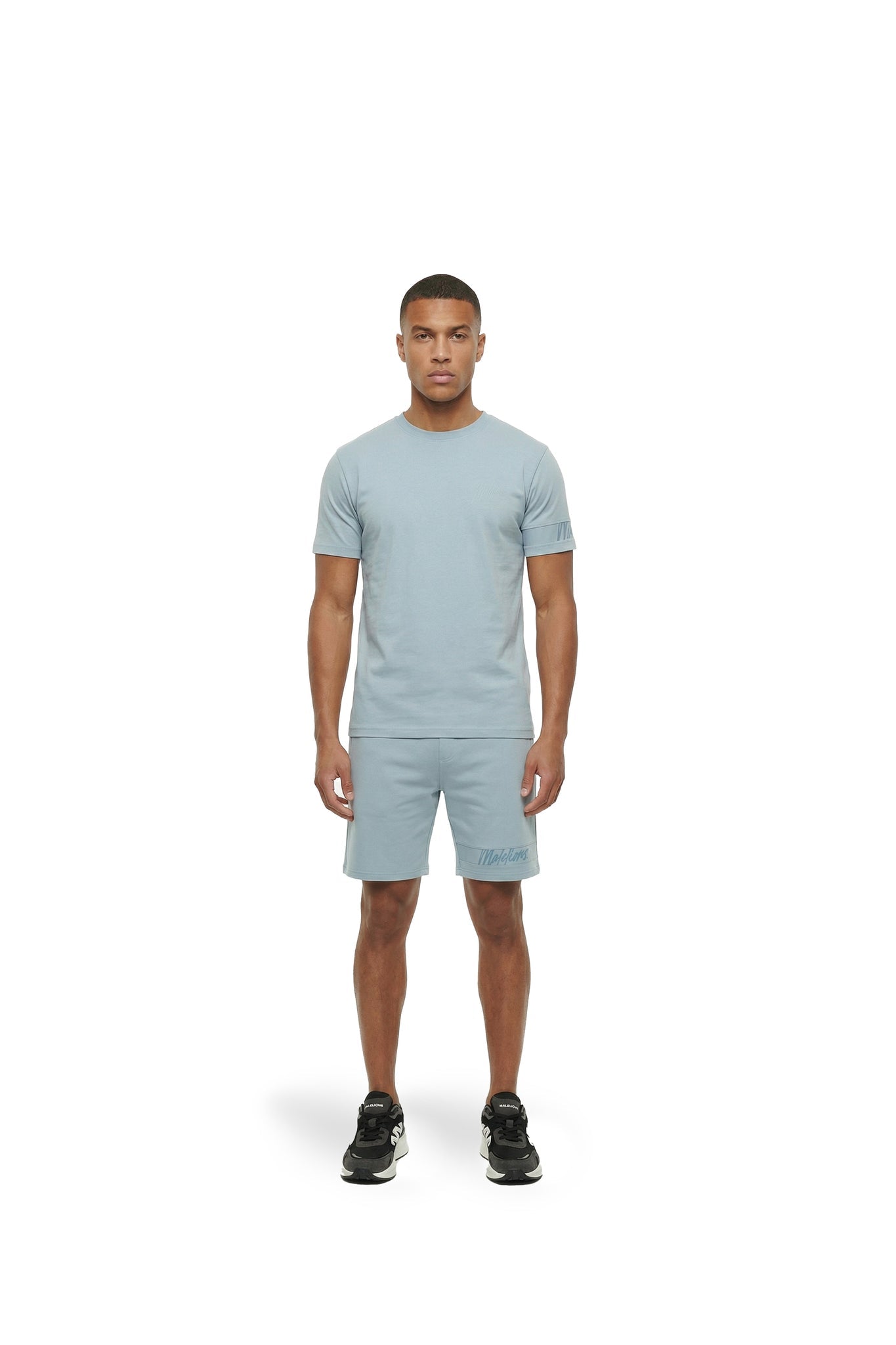 Malelions Heren Captain Shorts | Ice Blue