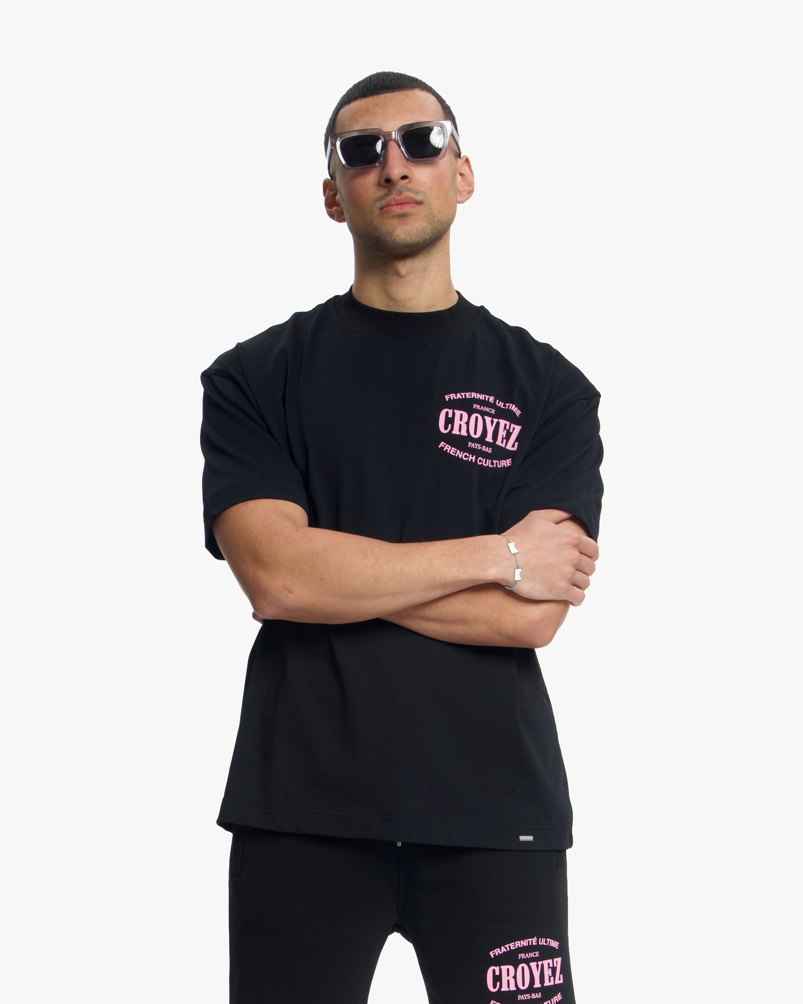 Croyez Stamp T-Shirt | Zwart