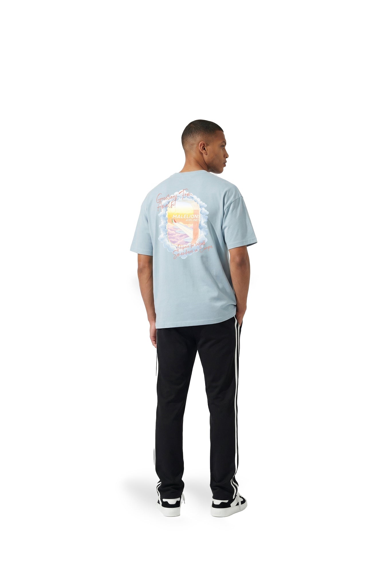 Malelions Heren Daydream T-shirt | Ice Blue