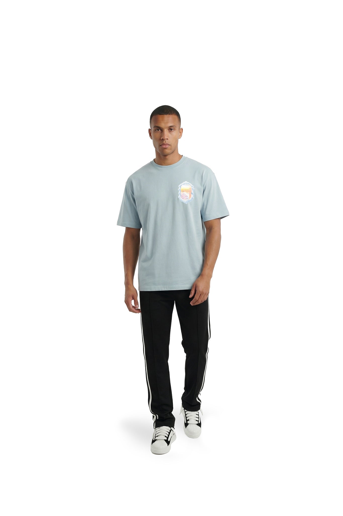 Malelions Heren Daydream T-shirt | Ice Blue